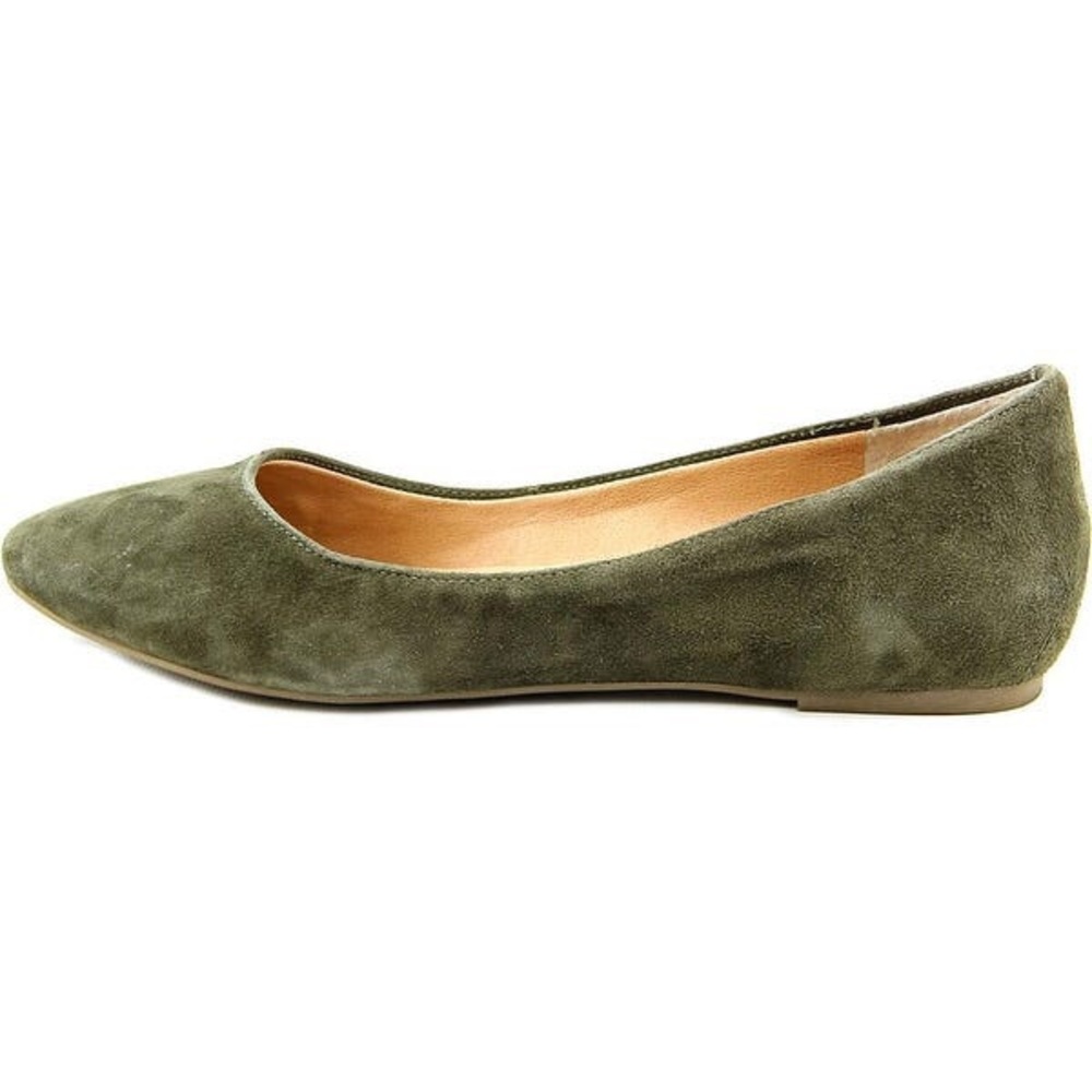 Audrey Brooke Mojito Olive Green Flats